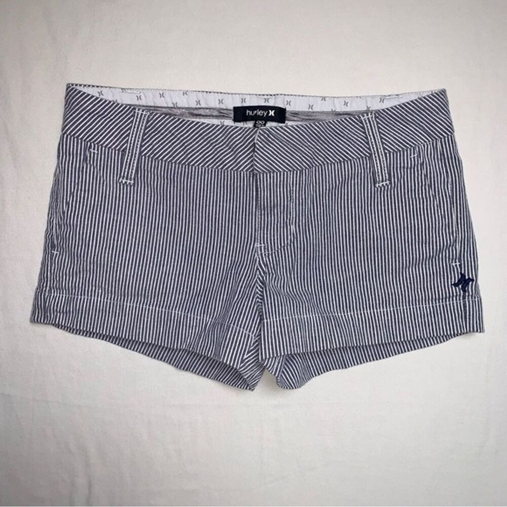 Hurley Striped Shortie Shorts Women’s 00 Booty Beach Short Pinstripes